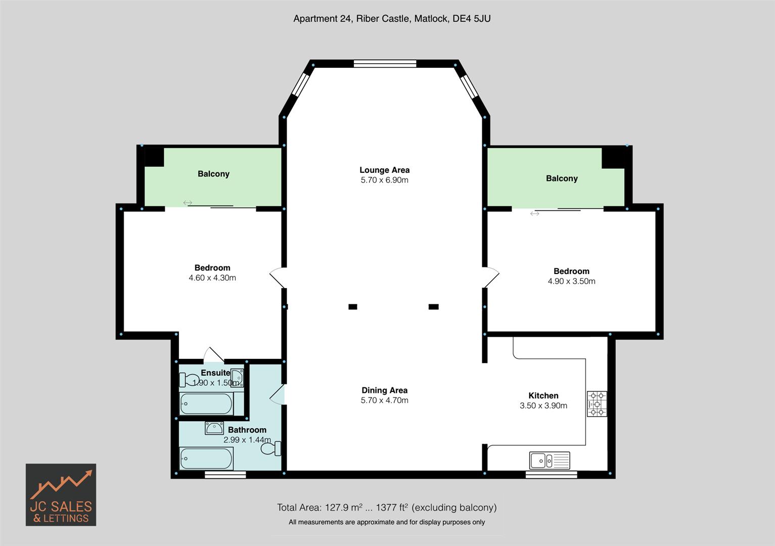 Riber Castle, Riber, Matlock Floorplan
